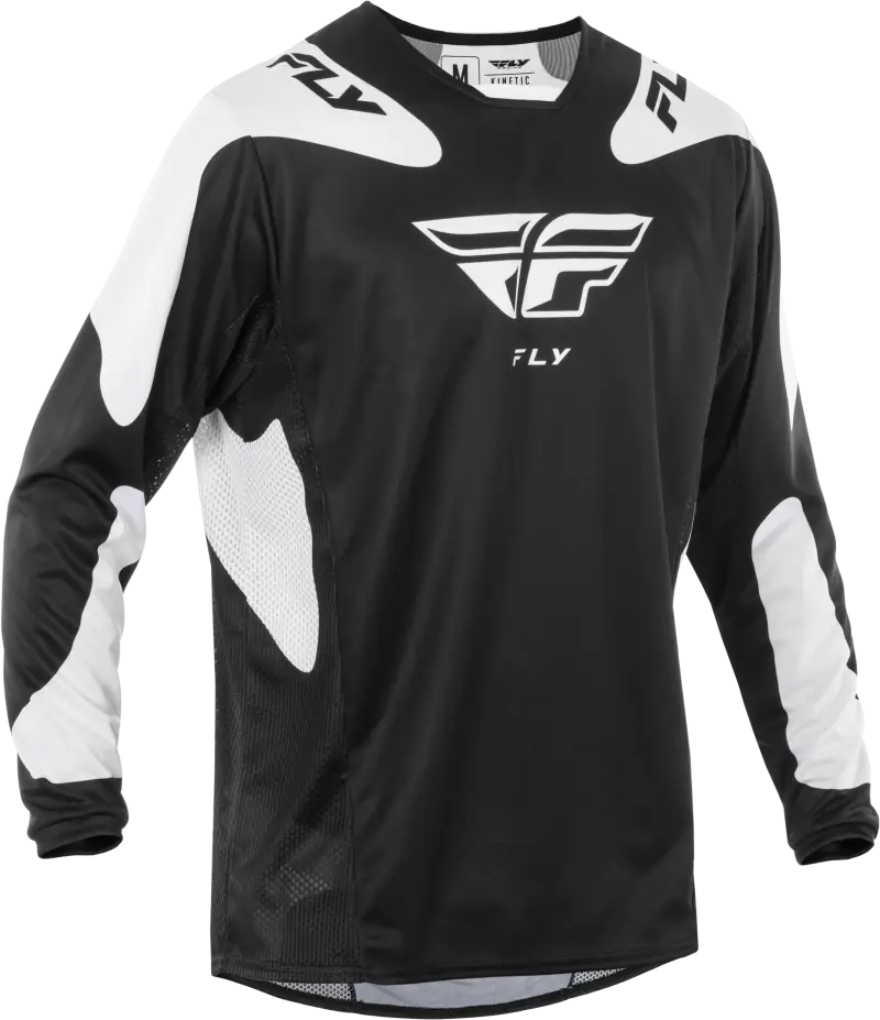 Kinetic Sym Jersey Black/White Lg