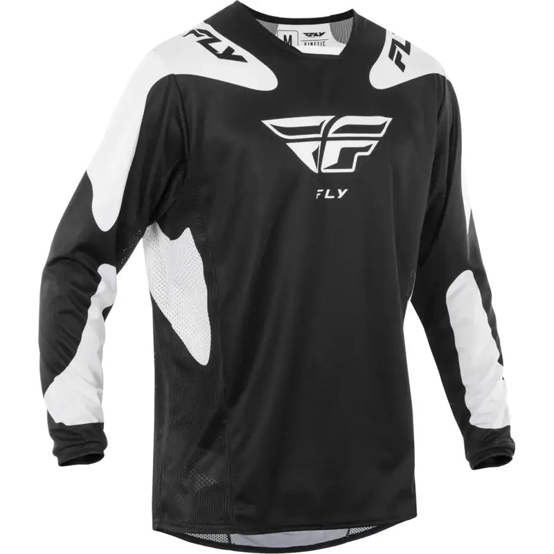 Kinetic Sym Jersey Black/White Lg