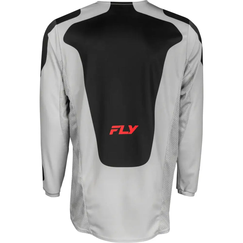 Kinetic Sym Jersey Light Grey/Red/Black Lg