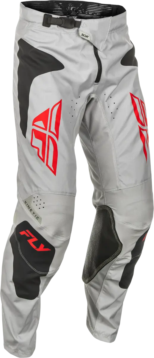 Kinetic Sym Pants Light Grey/Red/Black Sz 40