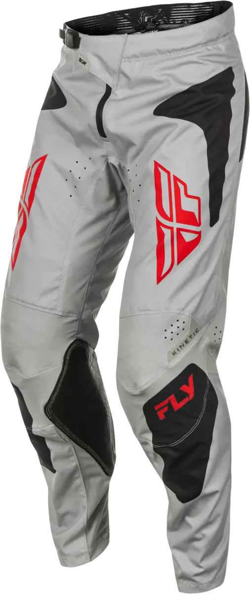 Kinetic Sym Pants Light Grey/Red/Black Sz 42