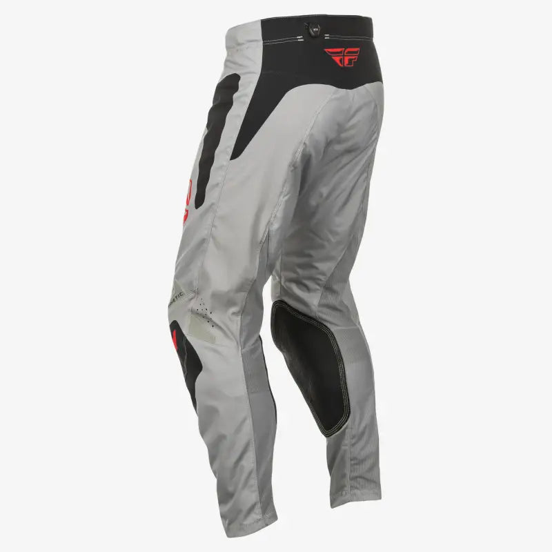 Kinetic Sym Pants Ca/Ny Light Grey/Red/Black Sz 36 - FLY RACING