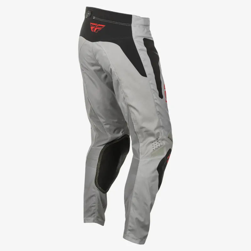 Kinetic Sym Pants Ca/Ny Light Grey/Red/Black Sz 34 - FLY RACING