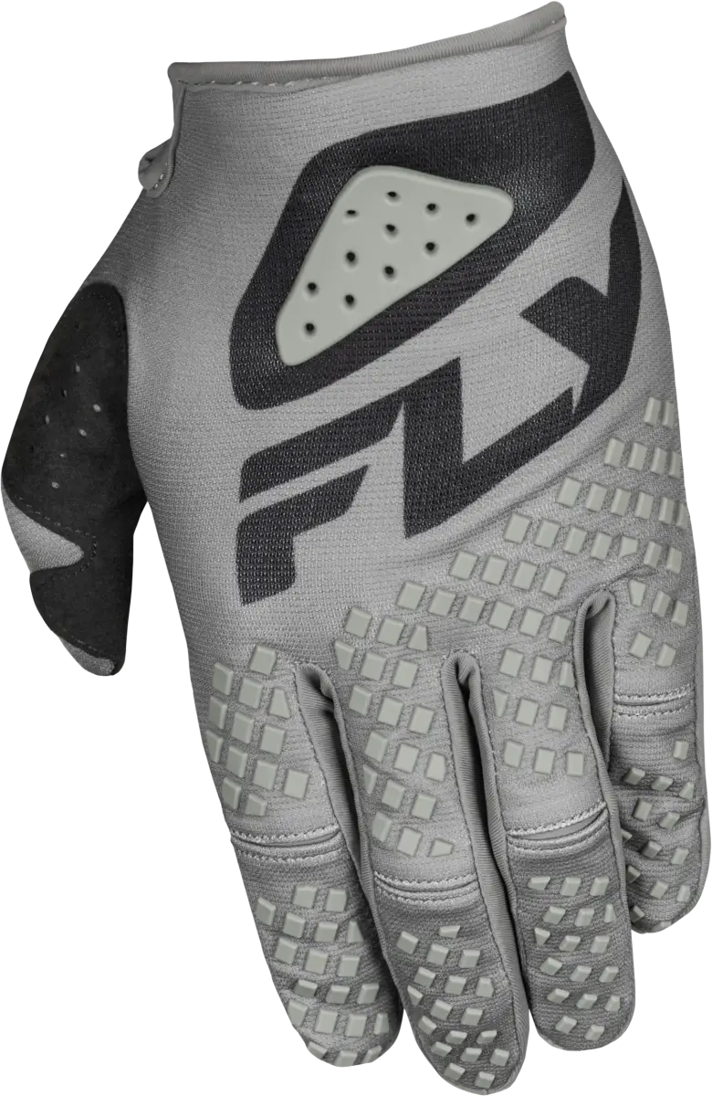 Kinetic Sym Gloves Grey/Black 2x - FLY RACING