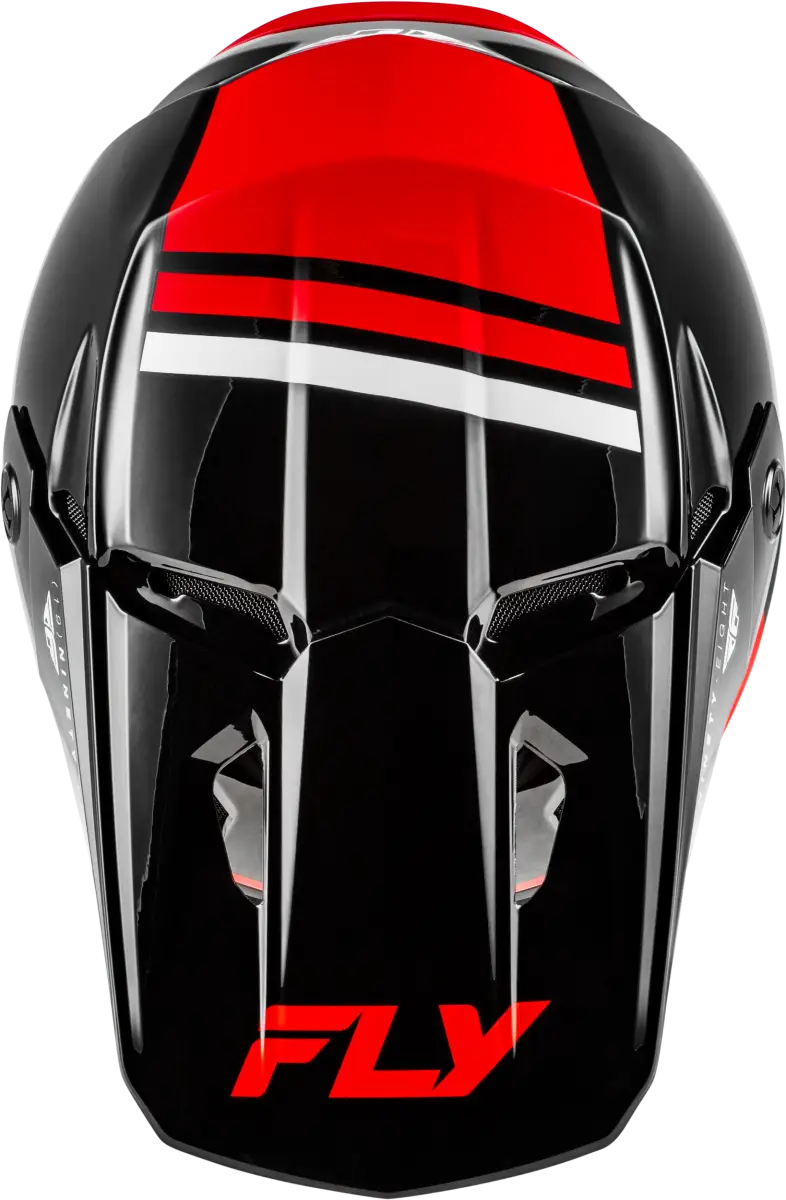Kinetic Verdict Helmet Black/Red/White 2x - FLY RACING