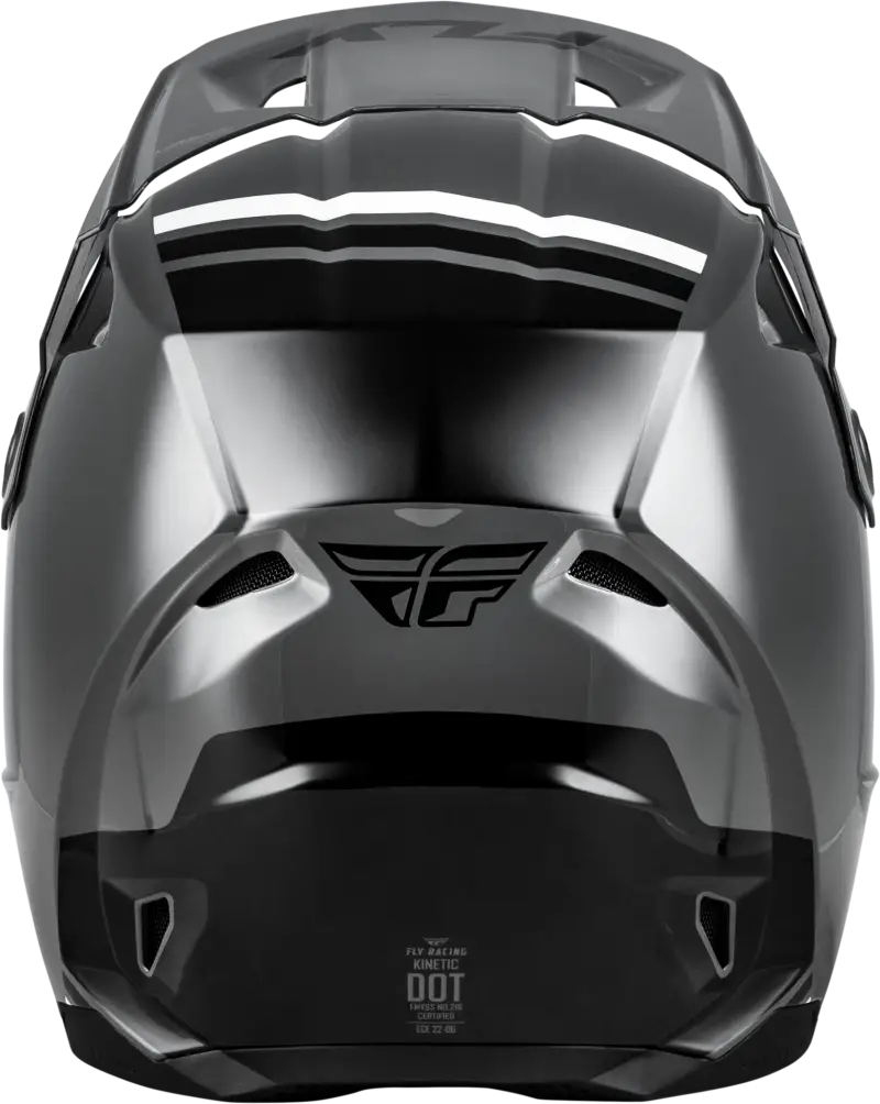 Kinetic Verdict Helmet Grey/Black/White Md - FLY RACING