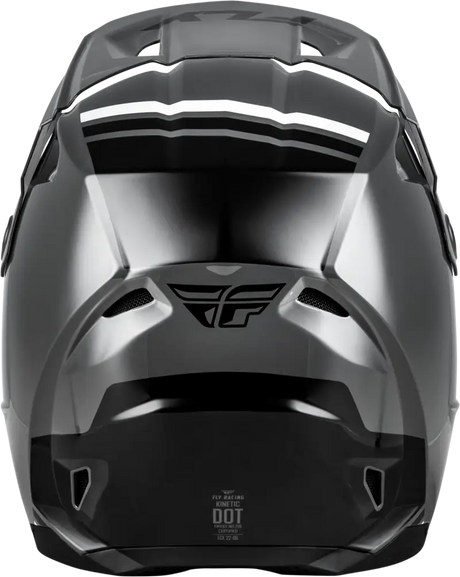 Kinetic Verdict Helmet Grey/Black/White Md - FLY RACING