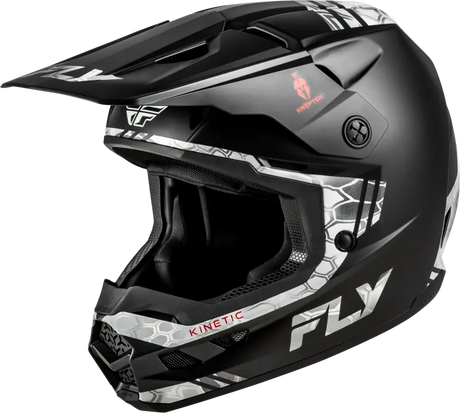 Kinetic Verdict Kryptek Helmet Black/Grey Xs - FLY RACING