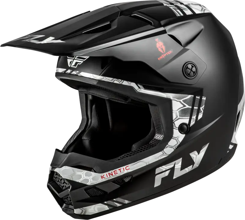 Kinetic Verdict Kryptek Helmet Black/Grey Md - FLY RACING