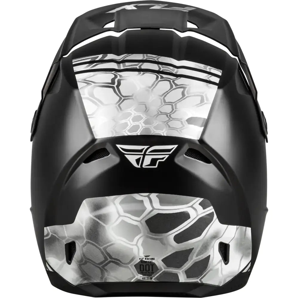 Kinetic Verdict Kryptek Helmet Black/Grey Md - FLY RACING