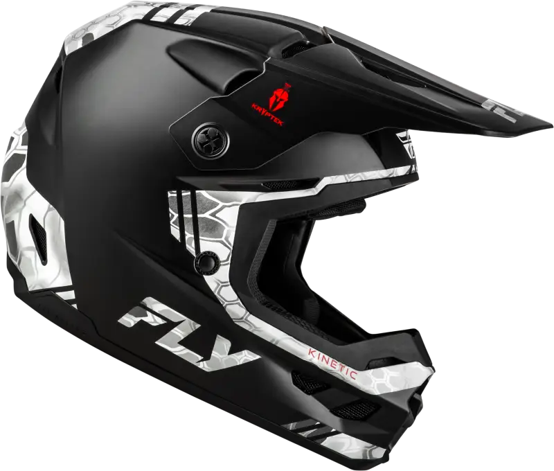 Kinetic Verdict Kryptek Helmet Black/Grey Md - FLY RACING