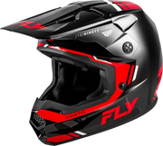 Kinetic Verdict Helmet Black/Red/White Lg - FLY RACING