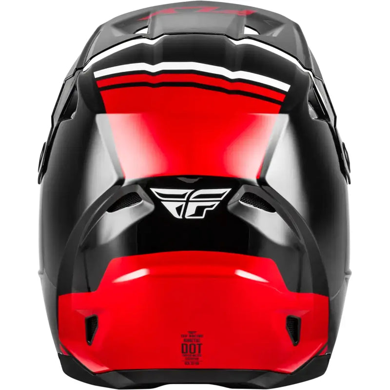 Kinetic Verdict Helmet Black/Red/White Md - FLY RACING