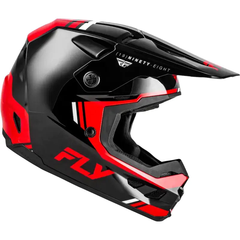 Kinetic Verdict Helmet Black/Red/White Md - FLY RACING