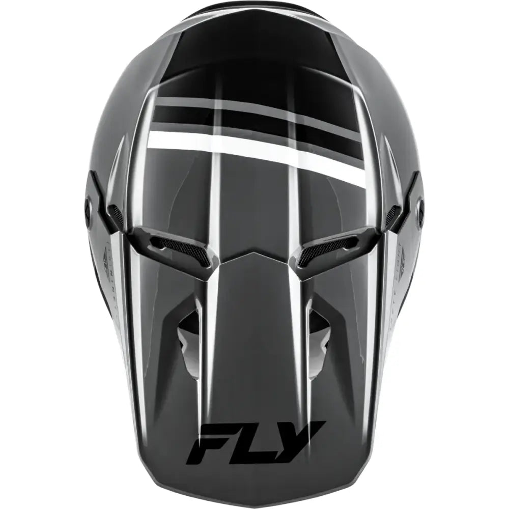 Kinetic Verdict Helmet Grey/Black/White Xl - FLY RACING