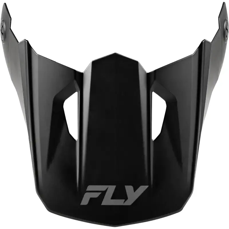 Youth Kinetic Solid Helmet Visor Matte Black Ys Yl - FLY RACING