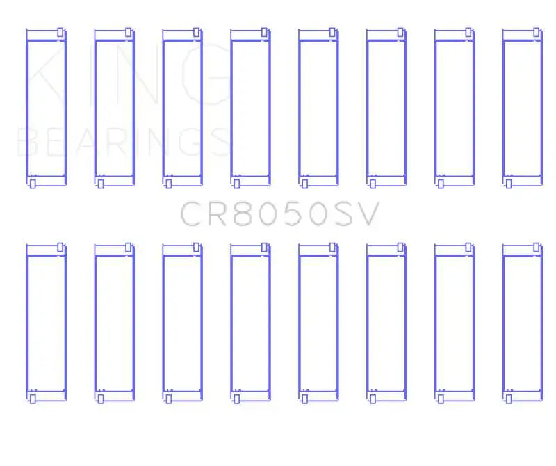 King 11+ BMW S63/S63N/N63/N63N Rod Bearing Set 