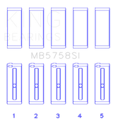 King 2007 Mini Cooper N14B16 (Size + .3mm Undersize) Main Bearing Set - Truck & Automotive