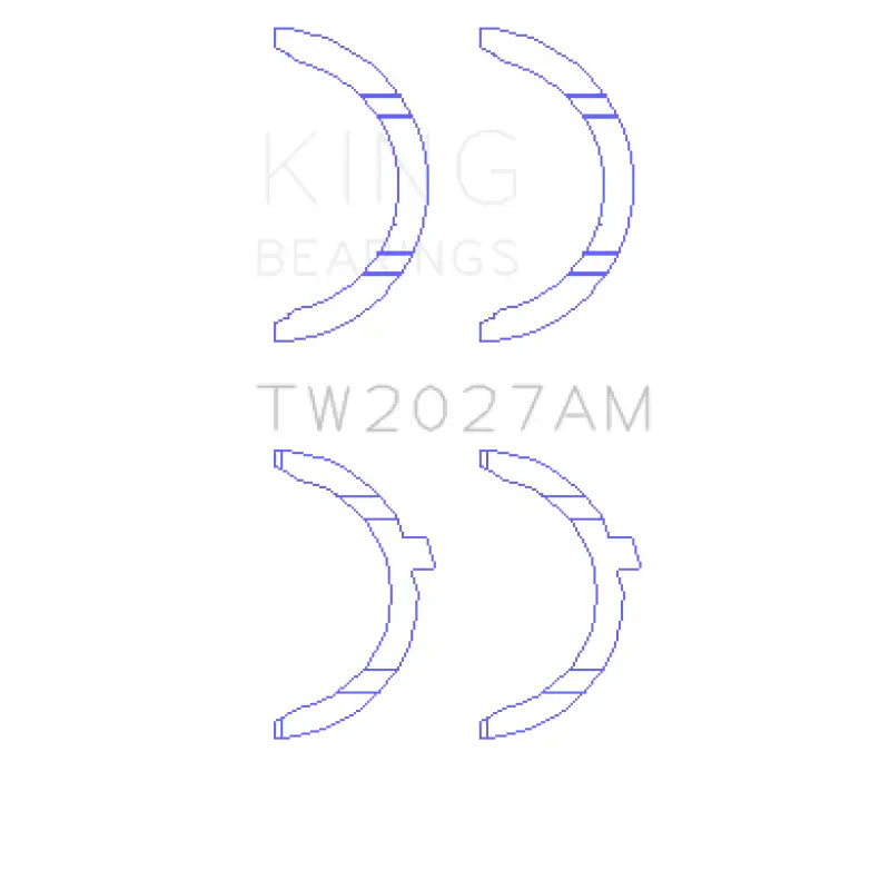 King Engine Bearings TW2027AM King AUDI AAH, BUG, CCWA,CTBA Thrust Washer Set