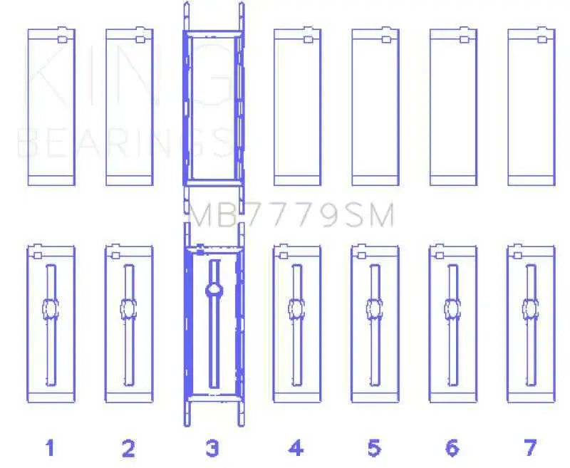 King Engine Bearings MB7779SM