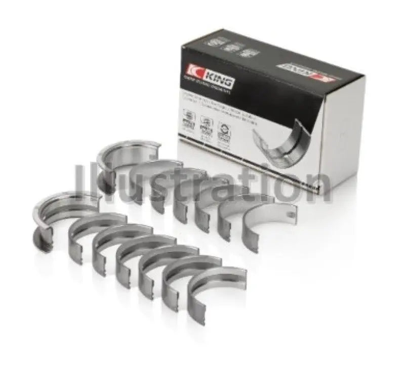 King BMW M20B20-23-25-27 / M50B25 / M52B20-25-28 (Size STD) Main Bearing Set - MB798AM