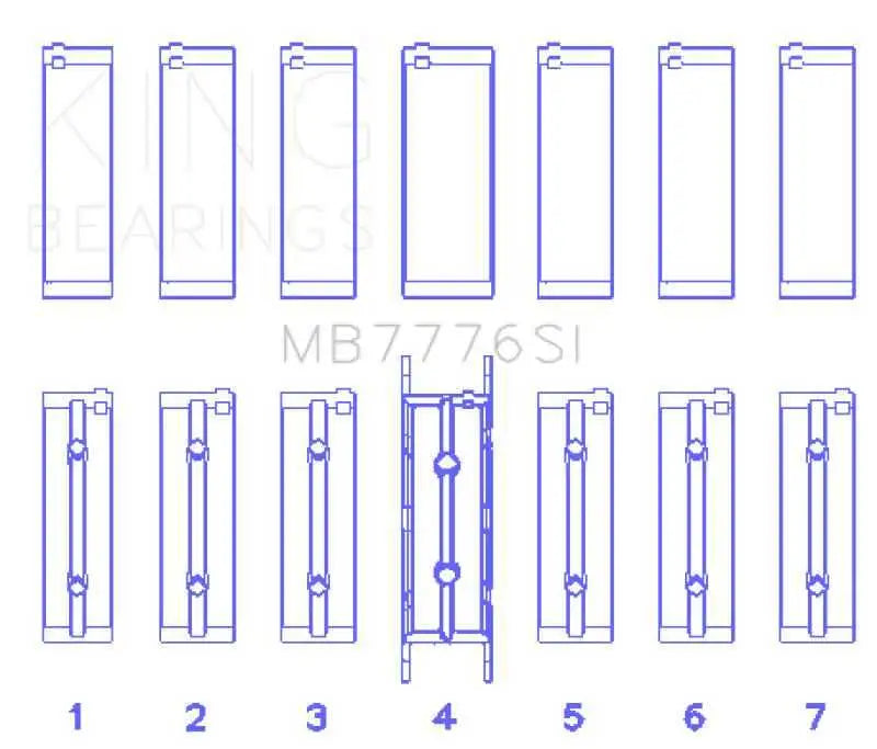 King Engine Bearings MB7776SI0.5