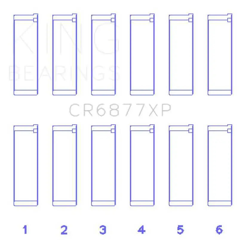 King Engine Bearings CR6877XP