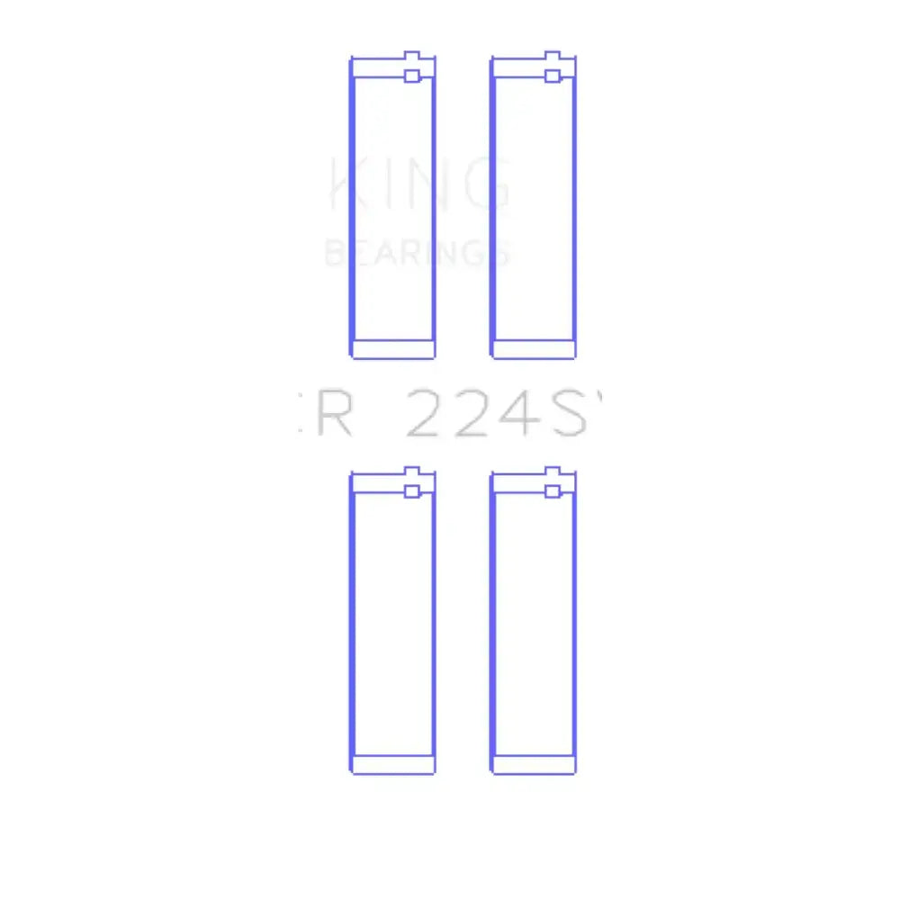 King BMW S65B40A / S85B50A (Size Standard) Connecting Rod Bearing Set (Set of 2) 