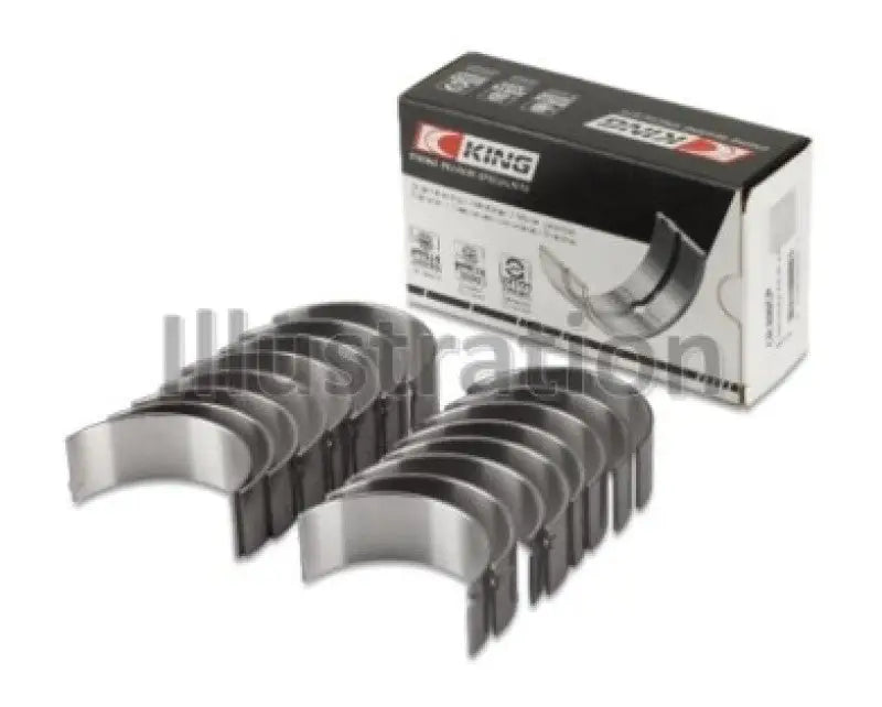 King Chevy LS1 / LS6 / LS3 (Size STD) Silicone Bi-Metal Alum Rod Bearing Set - Powersports