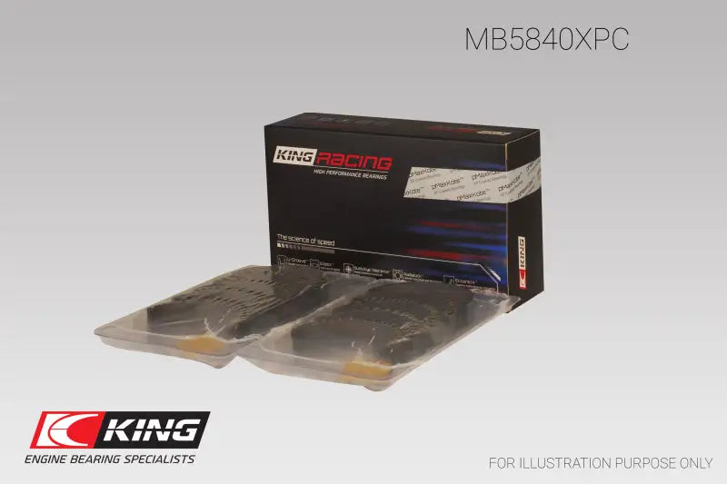 Engine bearing set in packaging for King Chrysler 300 SRT8 main bearing set or bearing set