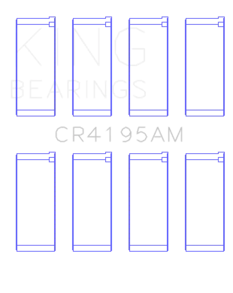 King Chrysler 420A (Size Standard) Connecting Rod Bearing Set - Truck & Automotive