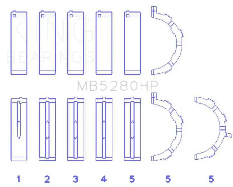 King Engine Bearings MB5280HP