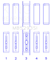 King GM 294/325/345/364CI Main Bearing Set (Size STD), fits 4.8/5.3/5.7/6.0L L20/LS1/LS2/LS4/LS6 engines, ideal for RV, Automotive, Powersports, off-road, marine, exterior, truck accessories, interior, truck bed, RV parts,Truck & Automotive, AVADA - Best Sellers.