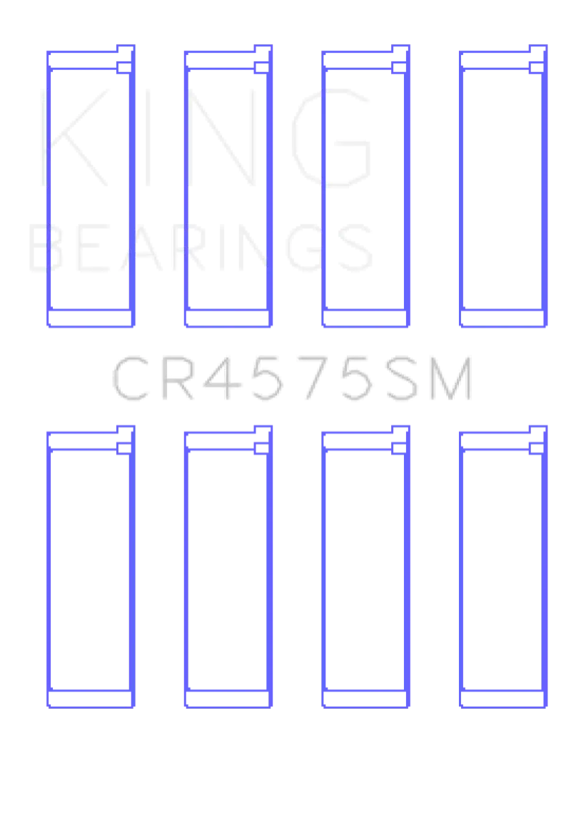 King Hyundai i30 G4FC (Size + .25mm) Connecting Rod Bearing Set - Truck & Automotive