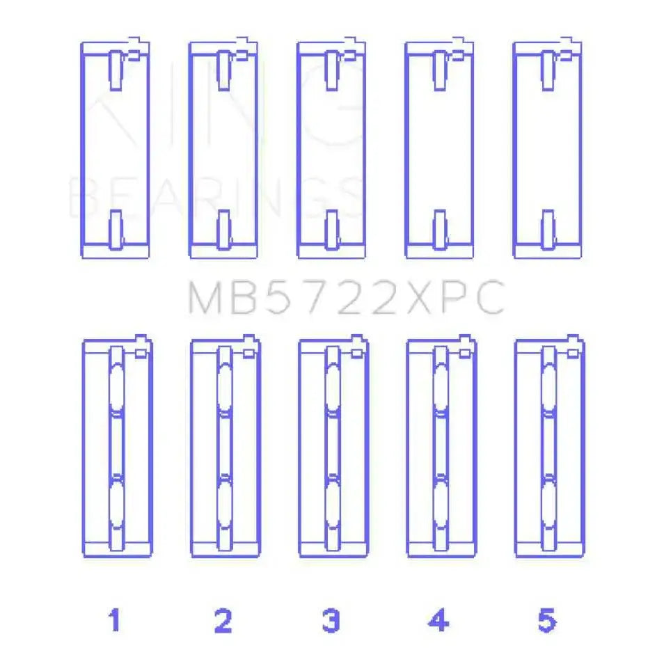 King Engine Bearings MB5722XPCSTDX