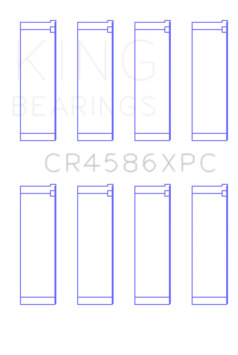 King Mitsubishi 4B11T (Size STDX) Performance Coated Rod Bearing Set - Truck & Automotive