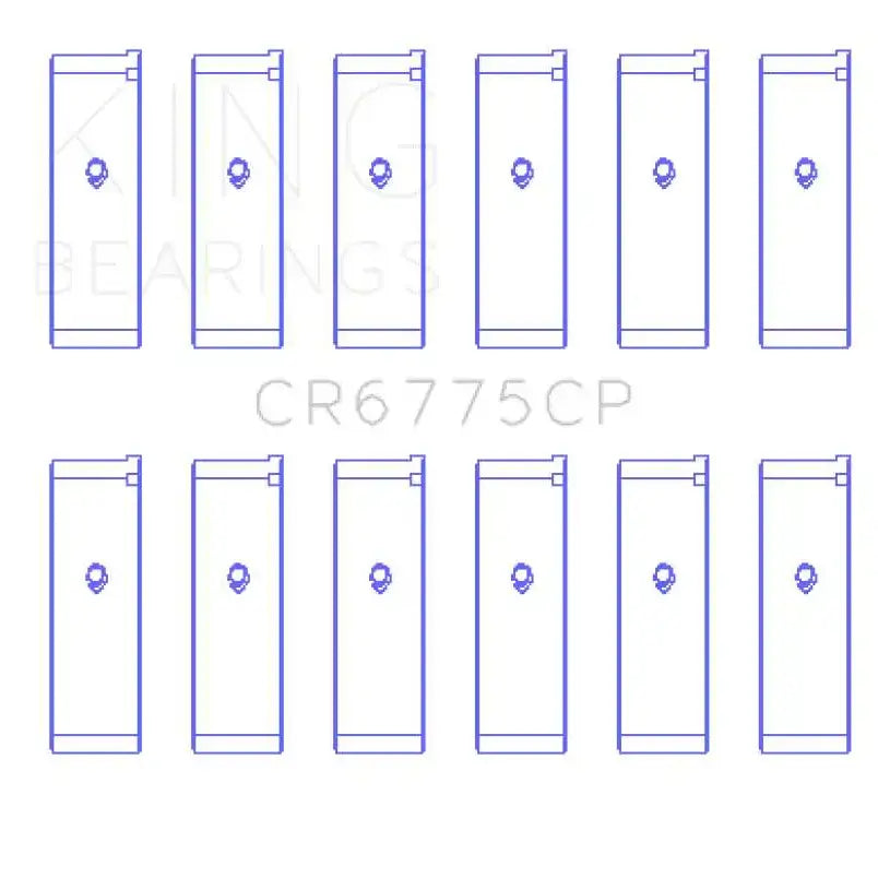 King- Nissan 3.5L VQ35DE 2001-2006 Connecting Rod Bearing Set (6 Pairs) 