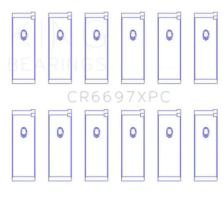 King Engine Bearings CR6697XPCSTDX