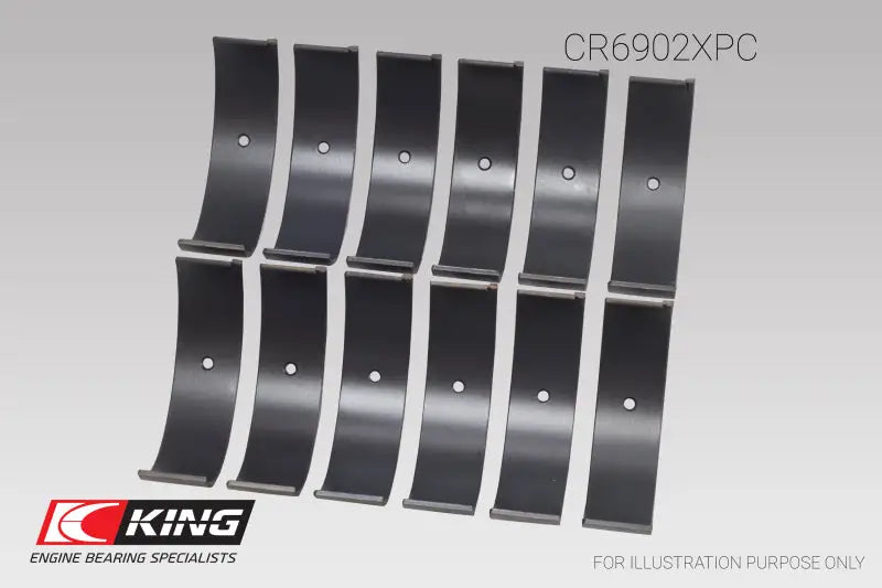 King Nissan VQ35HR/VQ37VHR/VR30DTT (Size STD) pMaxKote Rod Bearing Set - CR6902XPC