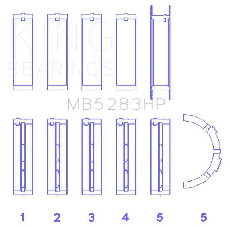 King Engine Bearings MB5283HP