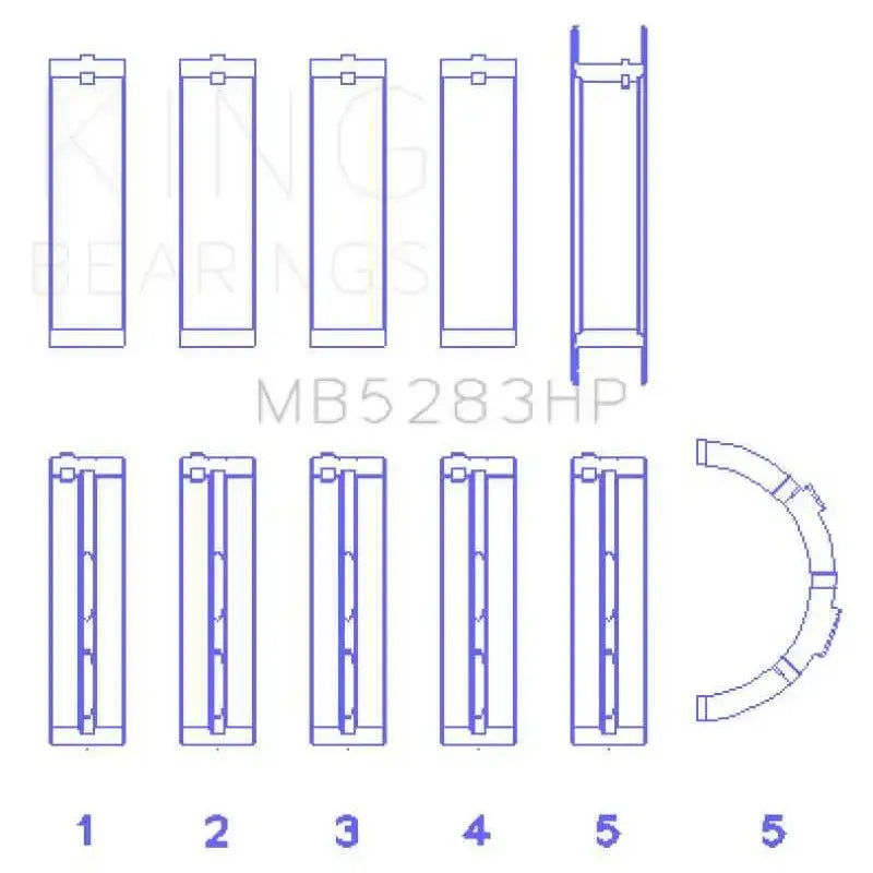 King Engine Bearings MB5283HP