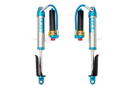 King Shocks 2018 + Jeep Wrangler JL Front 2.5 Dia Remote Res Shock for 2.5in-5in Lift w/Adj (Pair) - Truck & Automotive