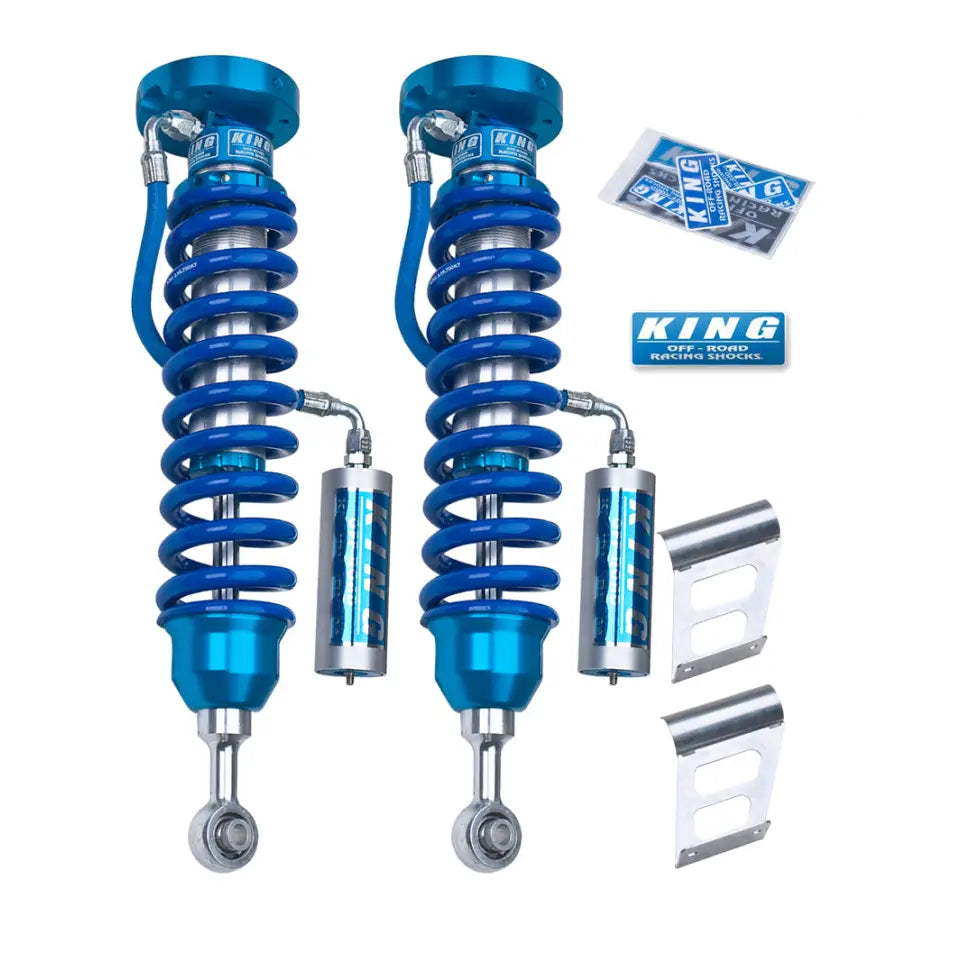 King Shocks 25001-143 King Shocks 2007+ Toyota Tundra 2.5 Dia Front Coilover w/Remote Reservoir (Pair)