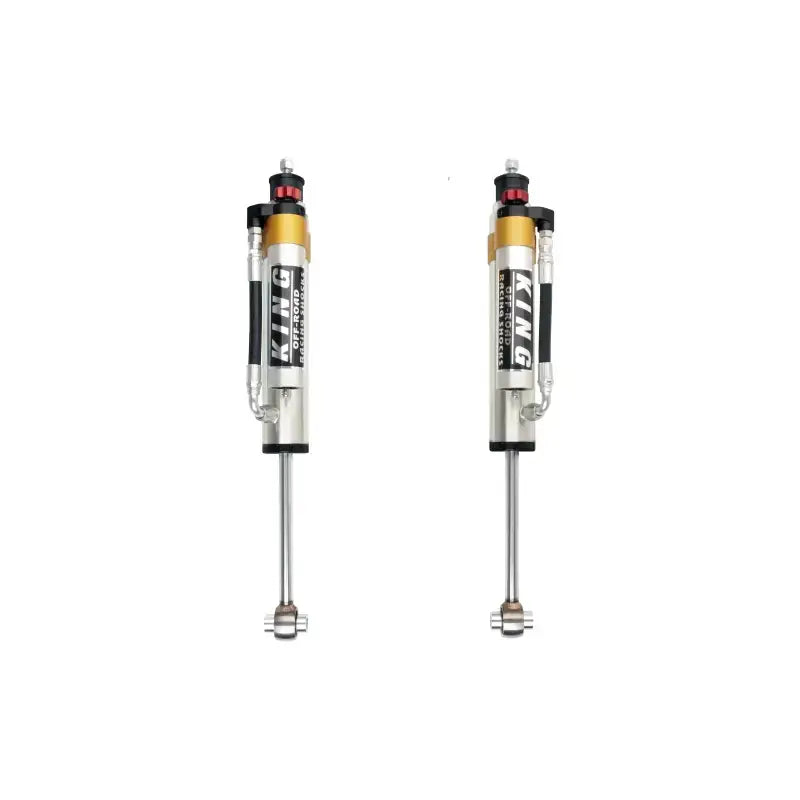 King Shocks 90-12 Mercedes-Benz G-Class Rear 2.5 Dia Piggy Hose Reservoir w/Adjuster (Pair) - Truck & Automotive
