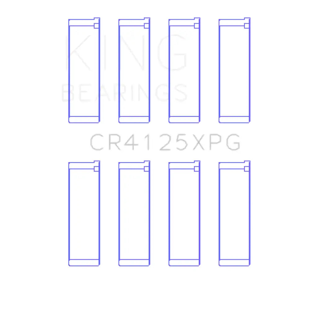 King Subaru EJ20/EJ22/EJ25 (Suites 52mm Journal Size).026 Oversized Tri-Metal Perf Rod Bearing Set - Truck & Automotive
