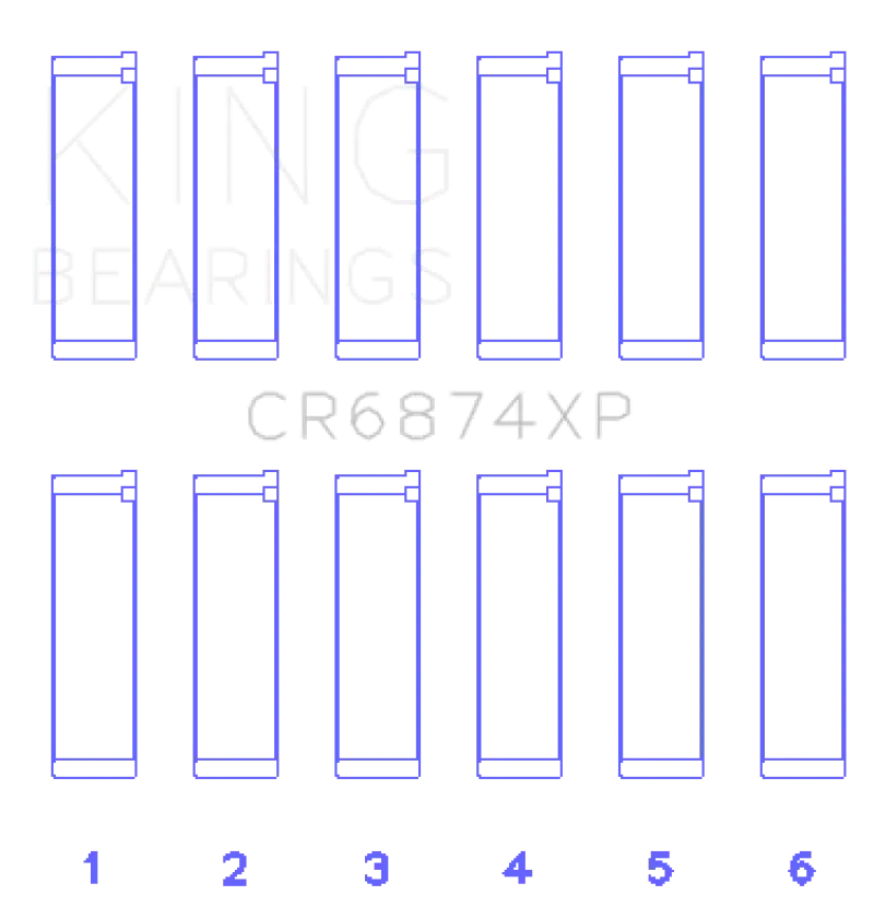 King Subaru EZ30/EZ30D (Size STD) Performance Rod Bearing Set - Truck & Automotive