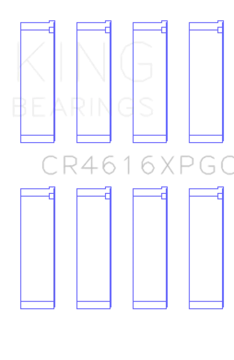 King Subaru FA20 (Size STDX) pMaxKote Performance Rod Bearing Set - CR4616XPGCSTDX