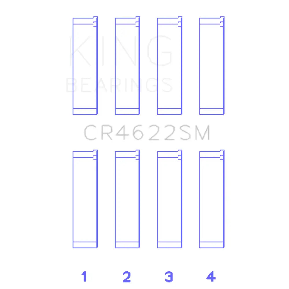 King Subaru FB20 Connecting Rod Bearing Set - CR4622SM