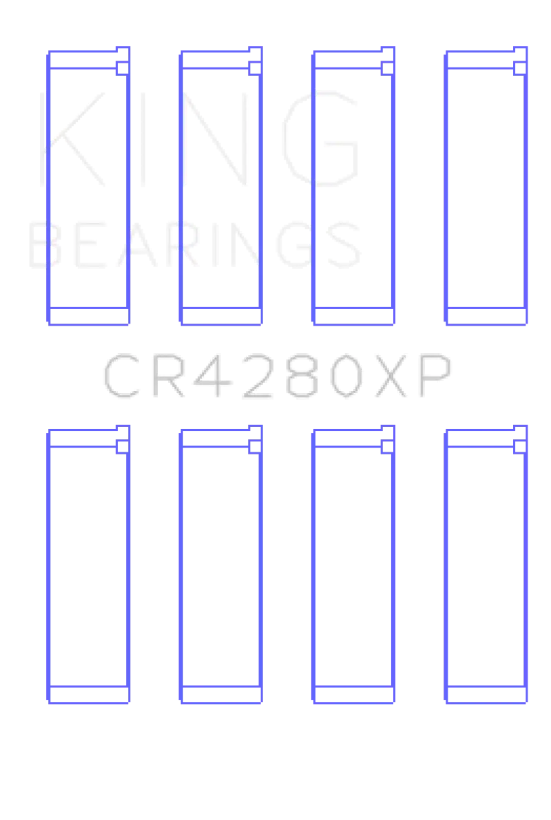 King Subaru WRX/STi EJ20/EJ22/EJ25 48mm Rod (Size STDX) Performance Rod Bearing Set - CR4280XPSTDX