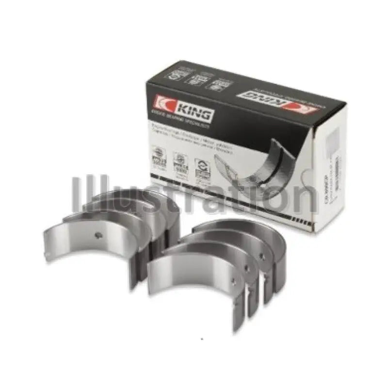 King Engine Bearings CR4608SI King Toyota 2ZZ-GE (Standard Size) Connecting Rod Bearing Set (Set of 4)